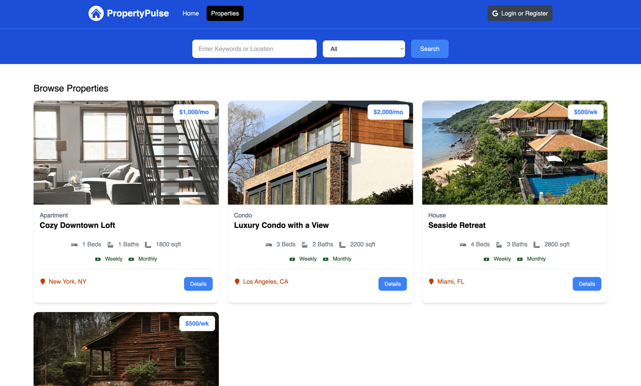 Property Rental Platform